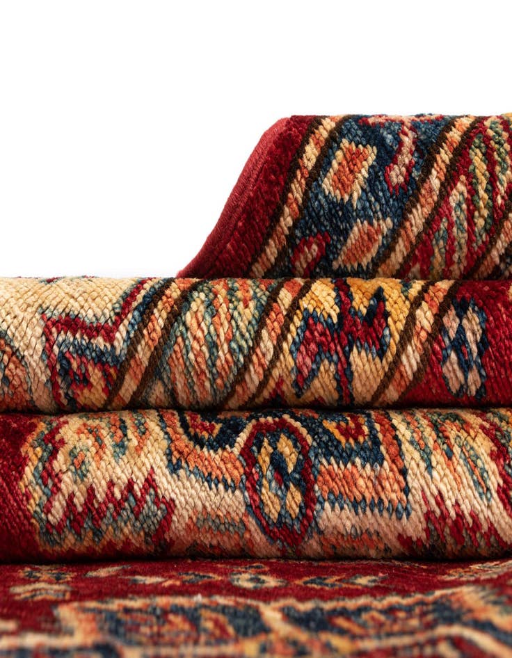 Detail image of  5' 10 x 8' 11 Kazak Wool Rug