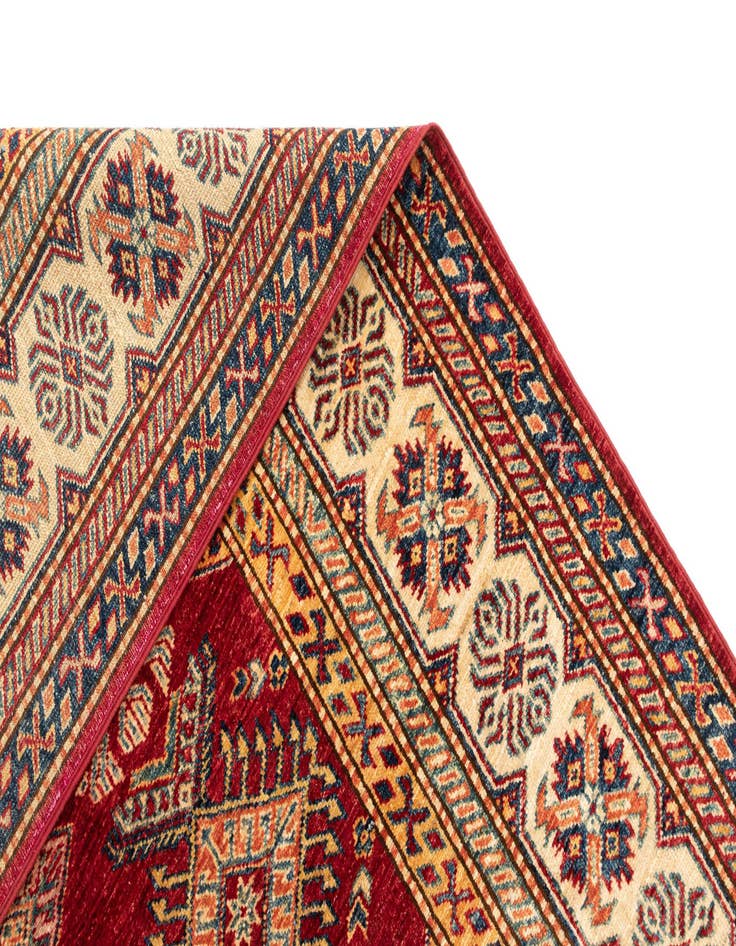 Detail image of  5' 10 x 8' 11 Kazak Wool Rug