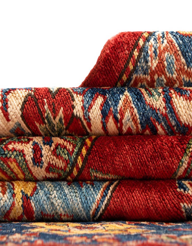 Detail image of  10' 4 x 13' 5 Kazak Wool Rug