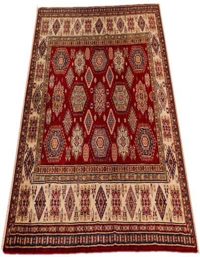 Detail image of  5' 4 x 8' Kazak Rug