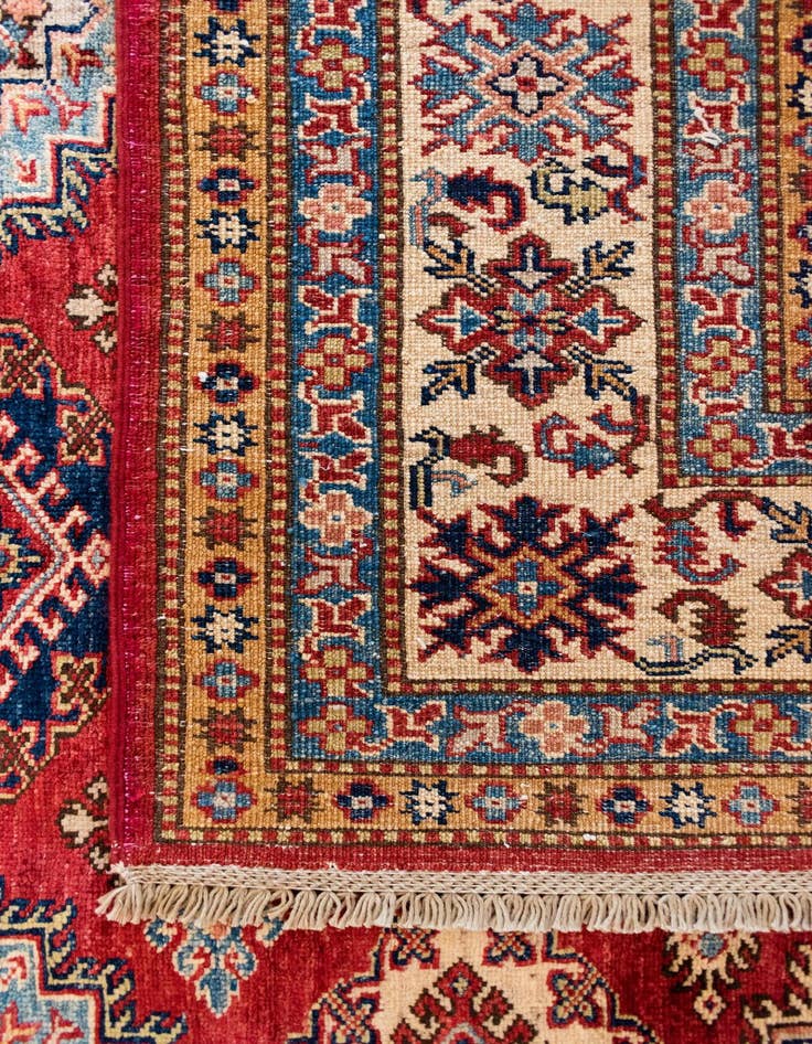Detail image of  5' 8 x 7' 4 Kazak Wool Rug