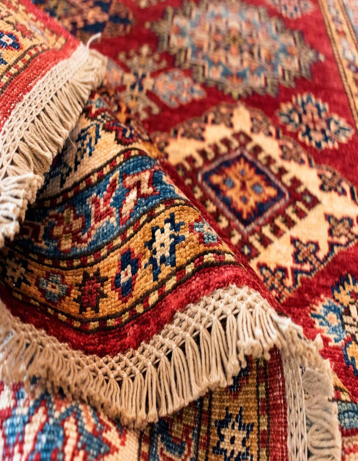 Detail image of  5' 8 x 7' 4 Kazak Wool Rug