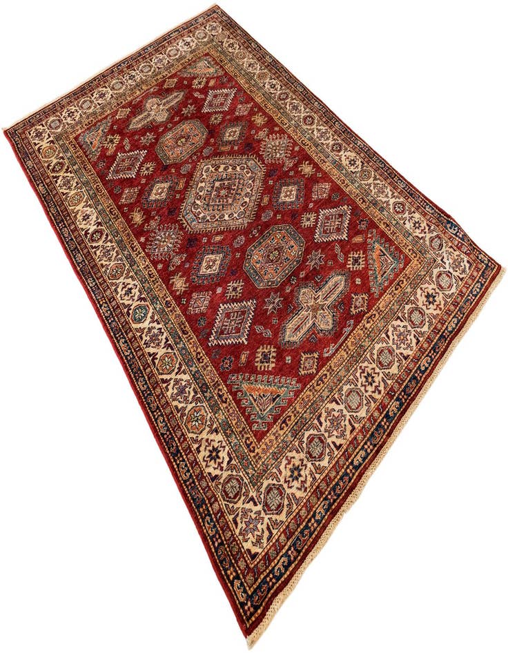 Detail image of  5' 5 x 8' Kazak Wool Rug