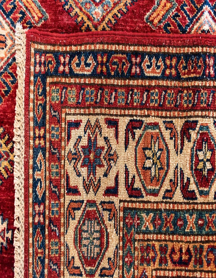 Detail image of  5' 5 x 8' Kazak Wool Rug