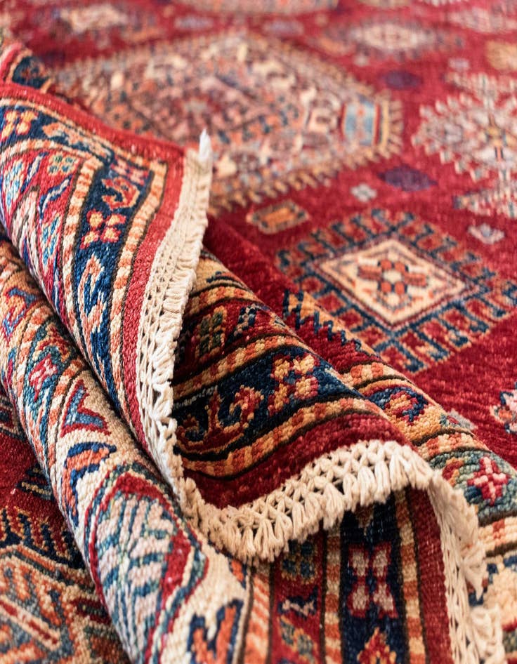 Detail image of  5' 5 x 8' Kazak Wool Rug