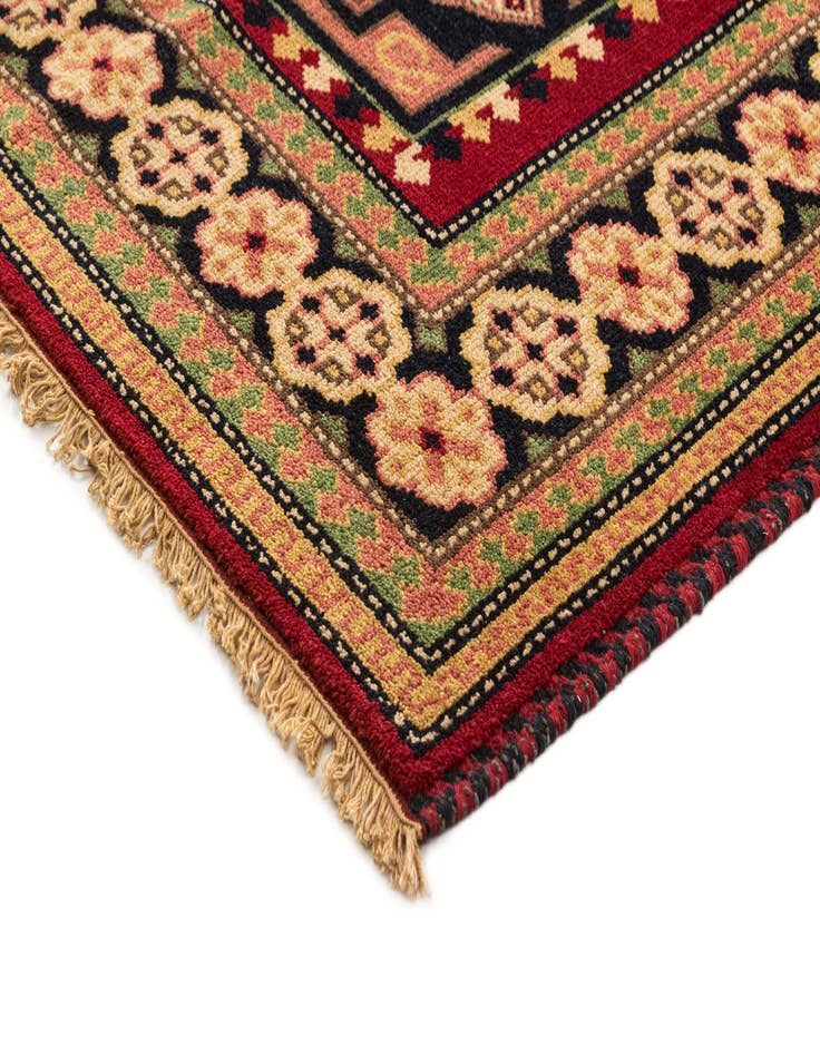 Detail image of  4' 9 x 6' 7  Hand Knotted Kazak Wool Rug