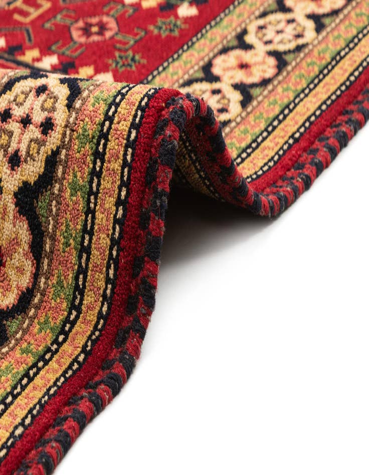 Detail image of  4' 9 x 6' 7  Hand Knotted Kazak Wool Rug