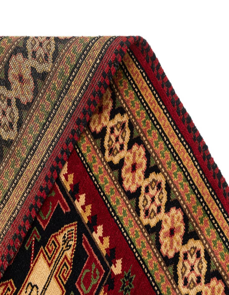 Detail image of  4' 9 x 6' 7  Hand Knotted Kazak Wool Rug