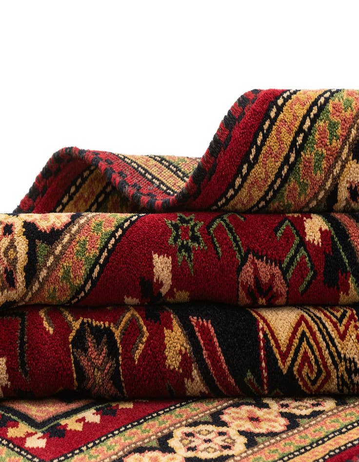 Detail image of  4' 9 x 6' 7  Hand Knotted Kazak Wool Rug