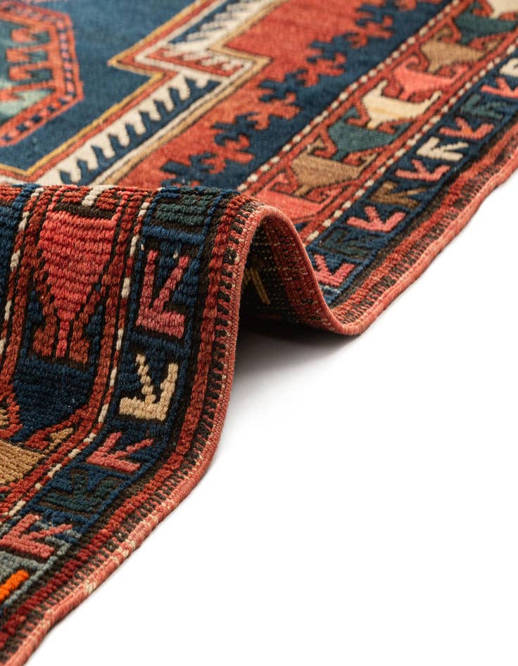 Detail image of  4' 2 x 8' 4 Kazak Rug