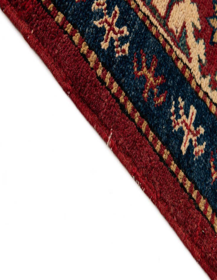 Detail image of  5' 11 x 8' 8  Hand Knotted Kazak Wool Rug
