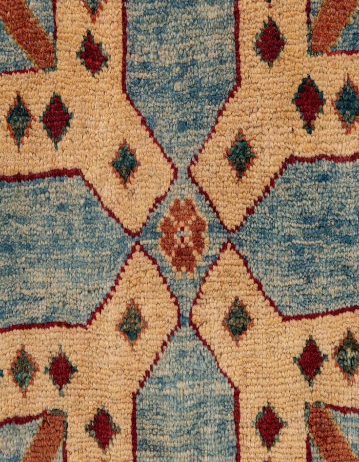 Detail image of  5' 11 x 8' 8  Hand Knotted Kazak Wool Rug