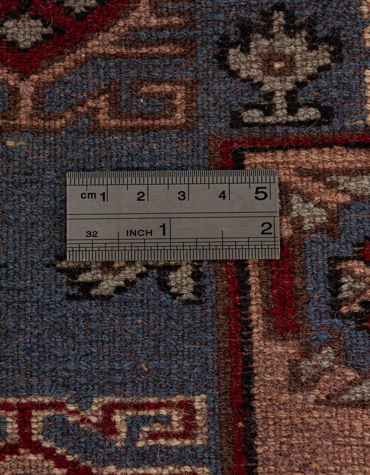 Detail image of  4' 2 x 5' 10  Hand Knotted Kazak Oriental Wool Rug