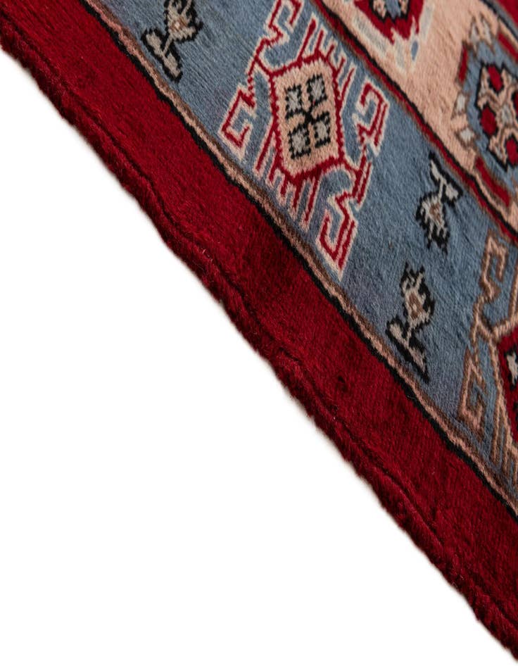 Detail image of  4' 2 x 5' 10  Hand Knotted Kazak Oriental Wool Rug
