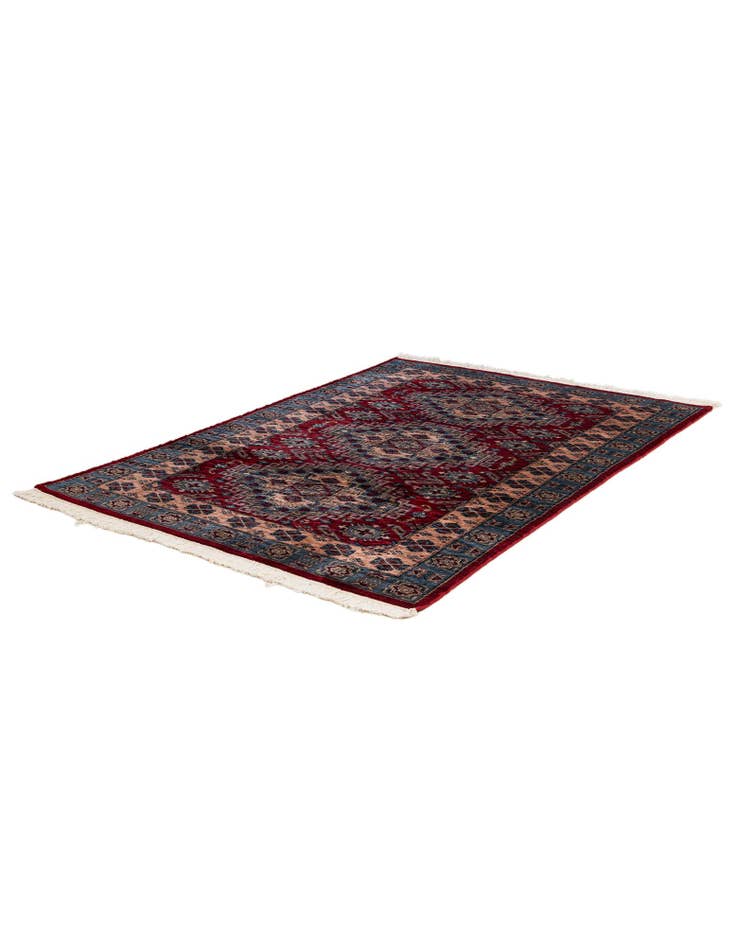 Detail image of  4' 1 x 5' 11  Hand Knotted Kazak Oriental Wool Rug