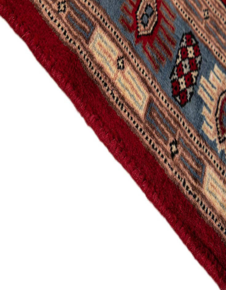 Detail image of  4' 1 x 6'  Hand Knotted Kazak Oriental Wool Rug