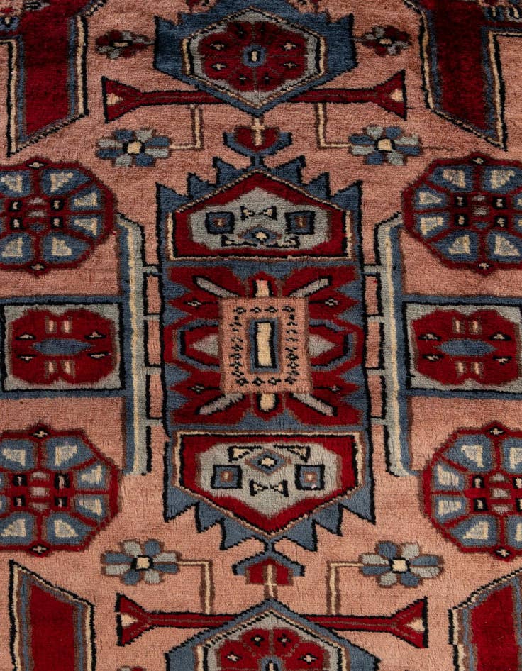 Detail image of  4' 1 x 6'  Hand Knotted Kazak Oriental Wool Rug