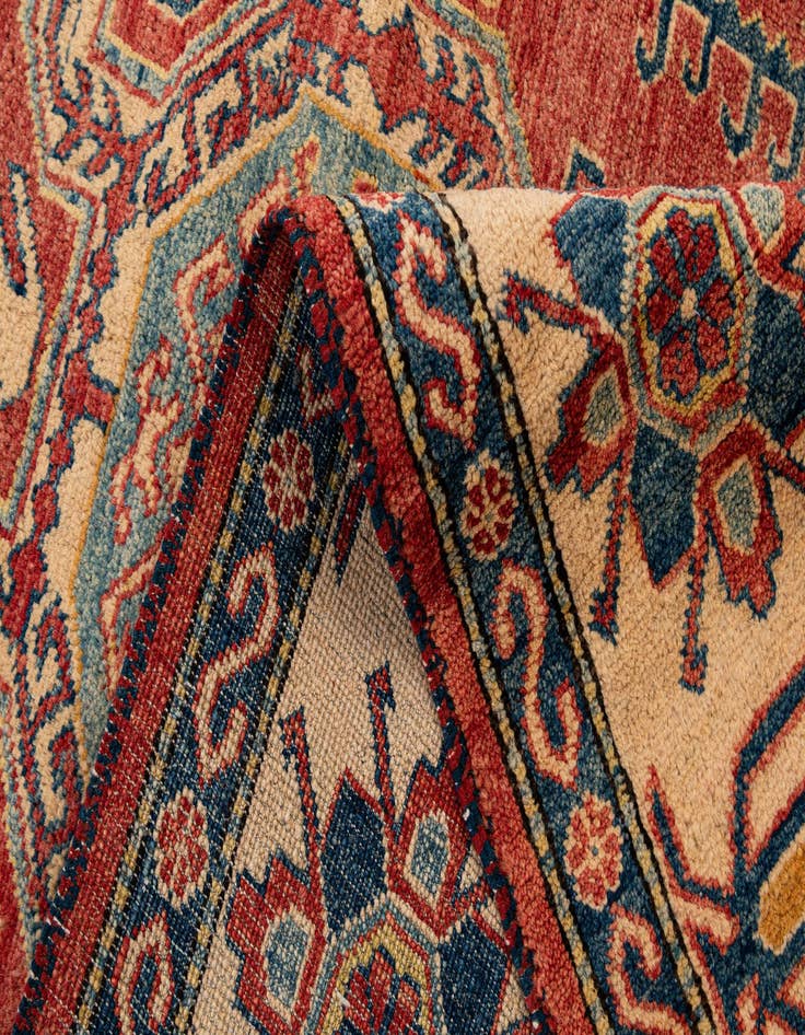 Detail image of  6' 3 x 8' 7  Hand Knotted Kazak Wool Rug