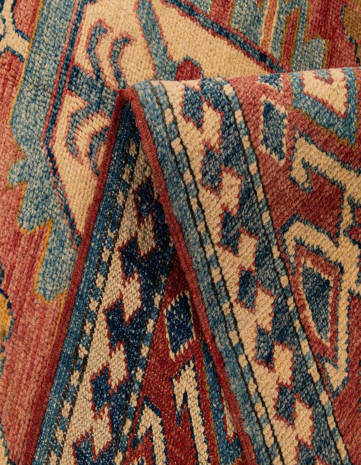 Detail image of  5' 11 x 7' 11  Hand Knotted Kazak Oriental Wool Rug