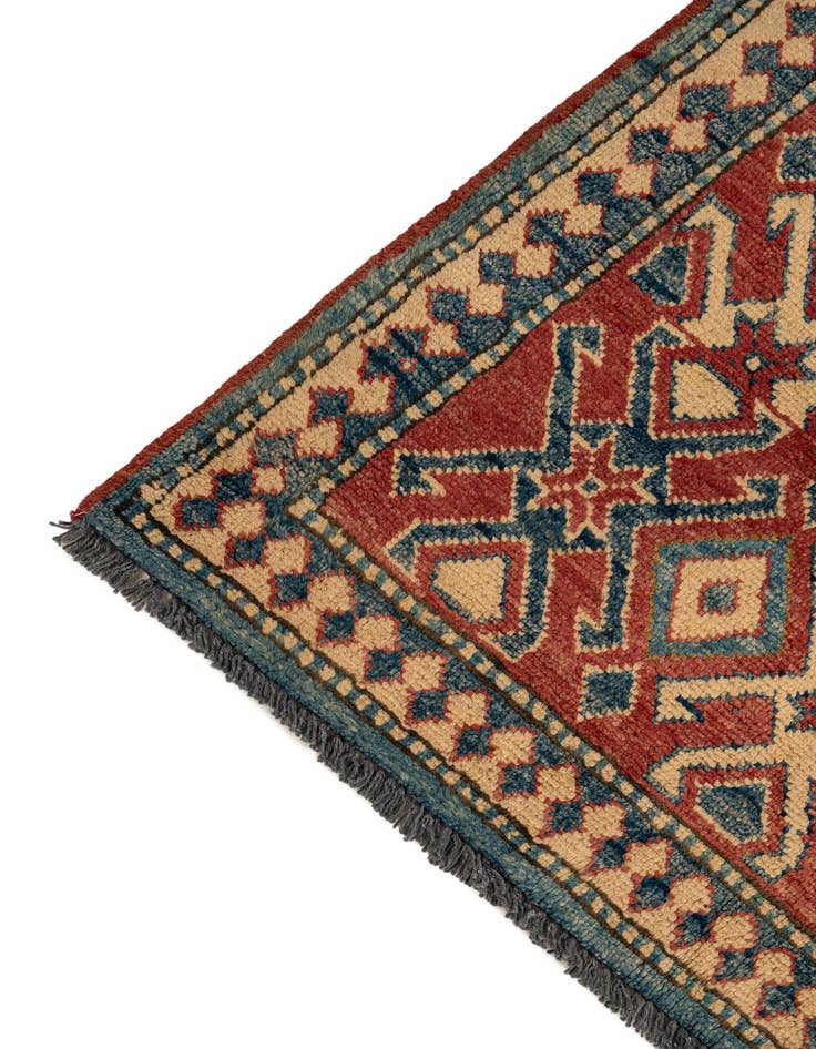 Detail image of  5' 11 x 7' 11  Hand Knotted Kazak Oriental Wool Rug