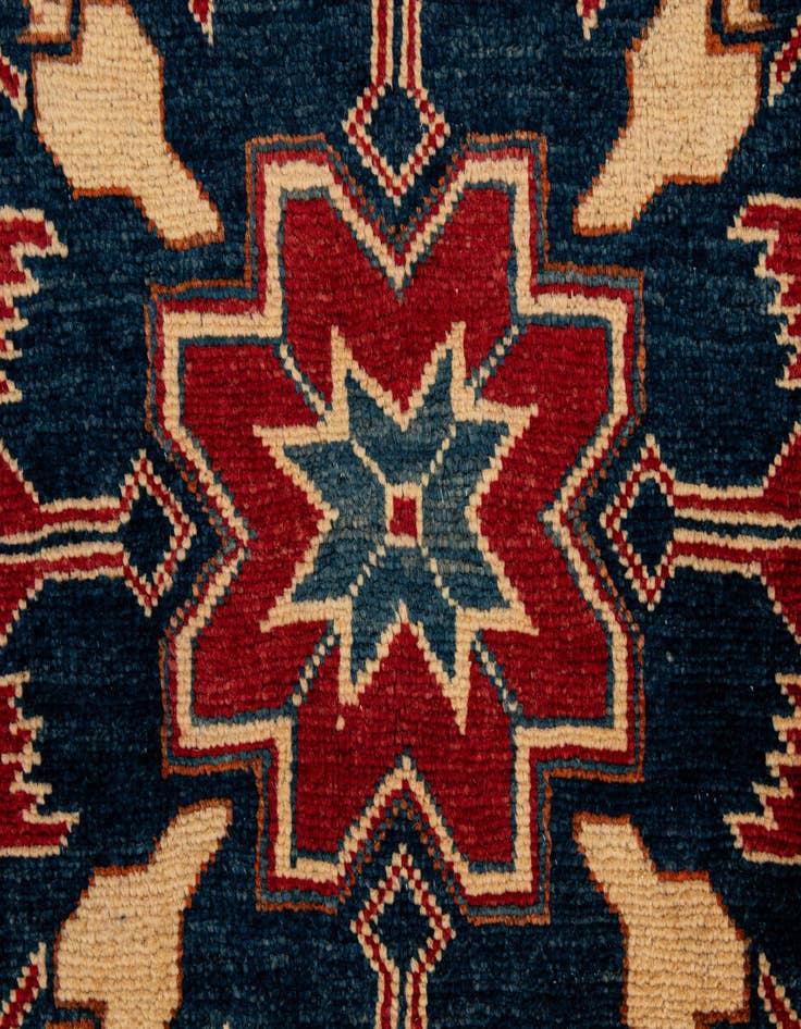 Detail image of  5' 11 x 8' 4  Hand Knotted Kazak Oriental Wool Rug