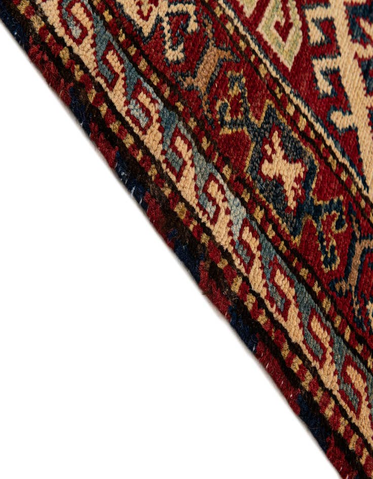 Detail image of  6' 3 x 7' 10  Hand Knotted Kazak Oriental Wool Rug