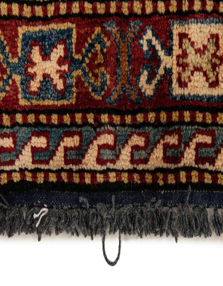 Detail image of  6' 3 x 7' 10  Hand Knotted Kazak Oriental Wool Rug