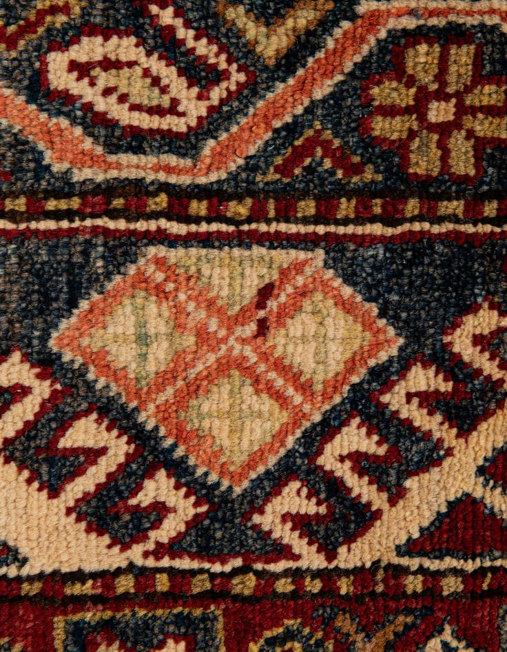 Detail image of  6' 3 x 7' 10  Hand Knotted Kazak Oriental Wool Rug