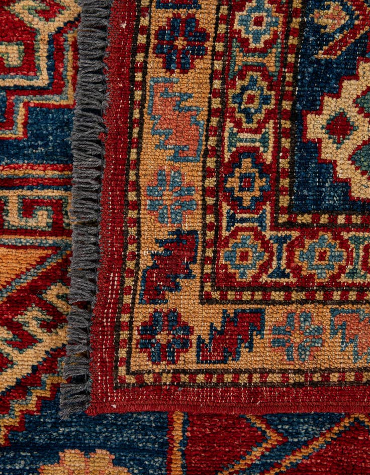 Detail image of  5' 11 x 8' 6  Hand Knotted Kazak Oriental Wool Rug