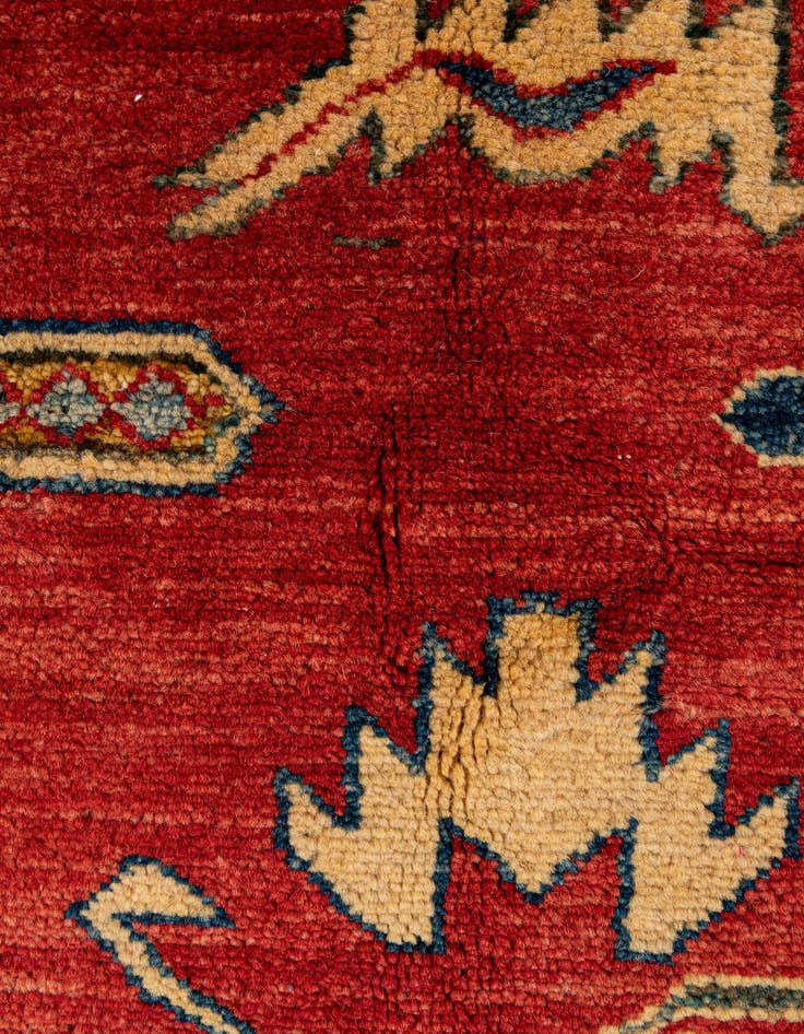 Detail image of  6' 1 x 8' 5  Hand Knotted Kazak Wool Rug