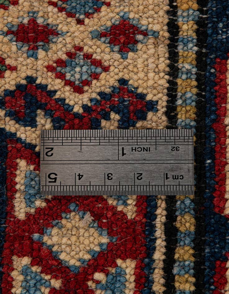 Detail image of  6' 5 x 8' 11  Hand Knotted Kazak Wool Rug