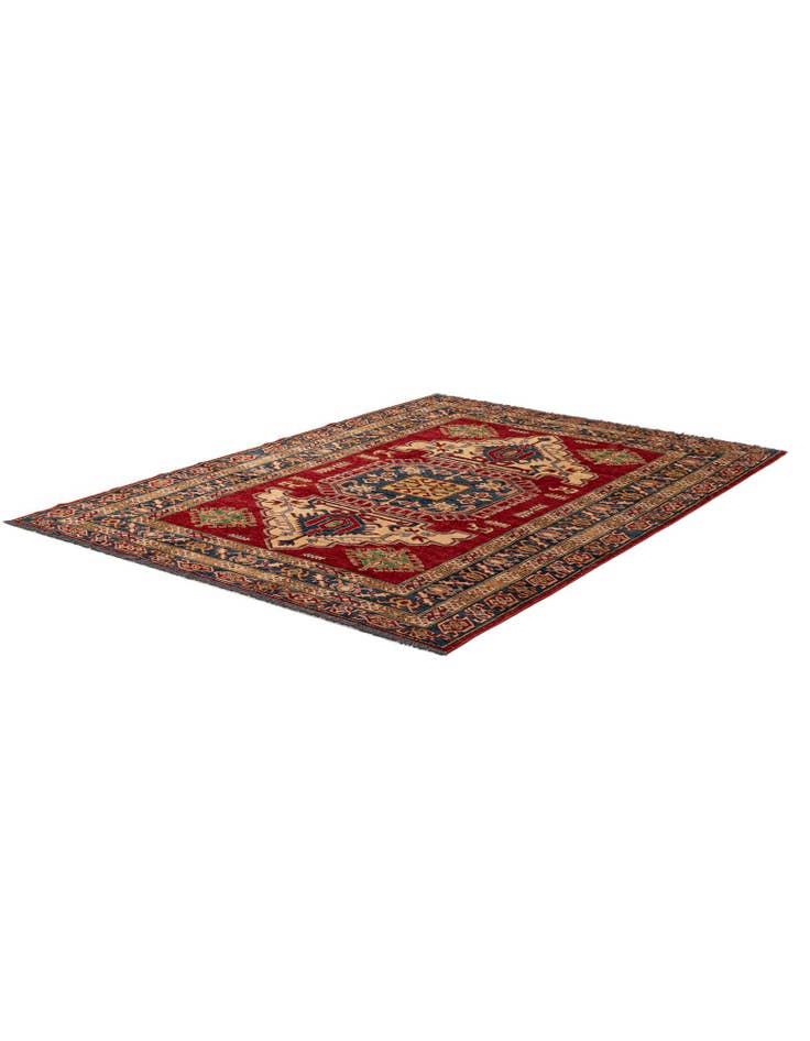 Detail image of  6' 5 x 8' 11  Hand Knotted Kazak Wool Rug