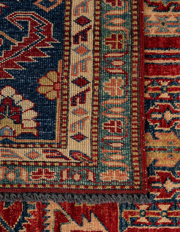 Detail image of  5' 11 x 7' 10  Hand Knotted Kazak Wool Rug