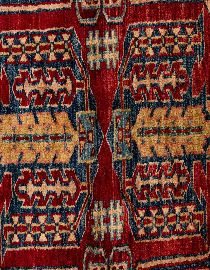 Detail image of  5' 11 x 7' 10  Hand Knotted Kazak Wool Rug
