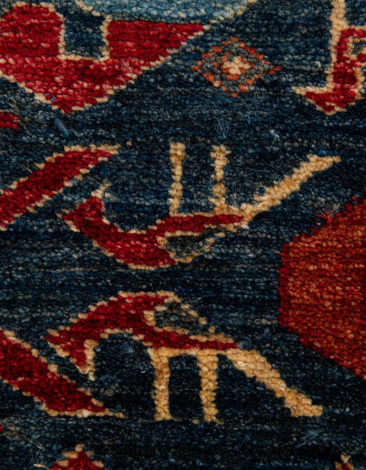 Detail image of  5' 3 x 6' 7  Hand Knotted Kazak Wool Rug