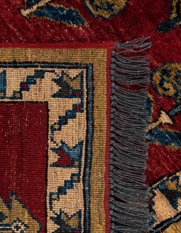 Detail image of  1' 11 x 3' 7  Hand Knotted Kazak Wool Rug