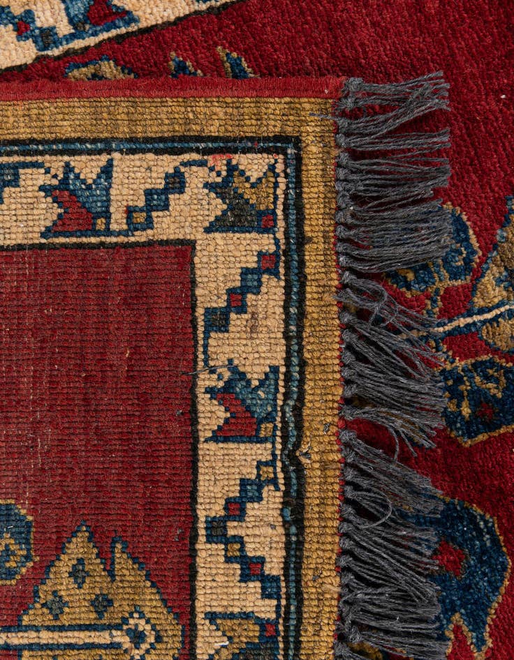 Detail image of  1' 11 x 3' 7  Hand Knotted Kazak Wool Rug