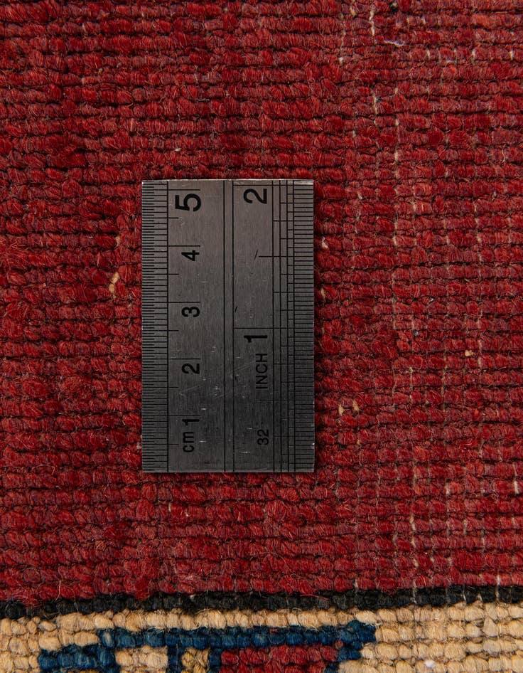 Detail image of  1' 11 x 3' 7  Hand Knotted Kazak Wool Rug