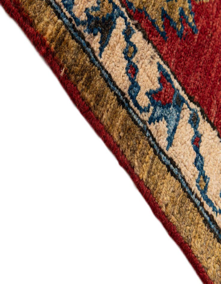 Detail image of  1' 11 x 3' 7  Hand Knotted Kazak Wool Rug