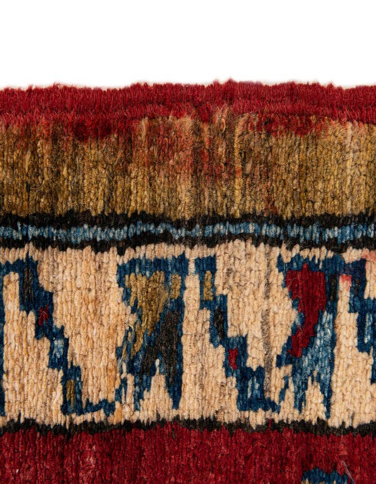 Detail image of  1' 11 x 3' 7  Hand Knotted Kazak Wool Rug