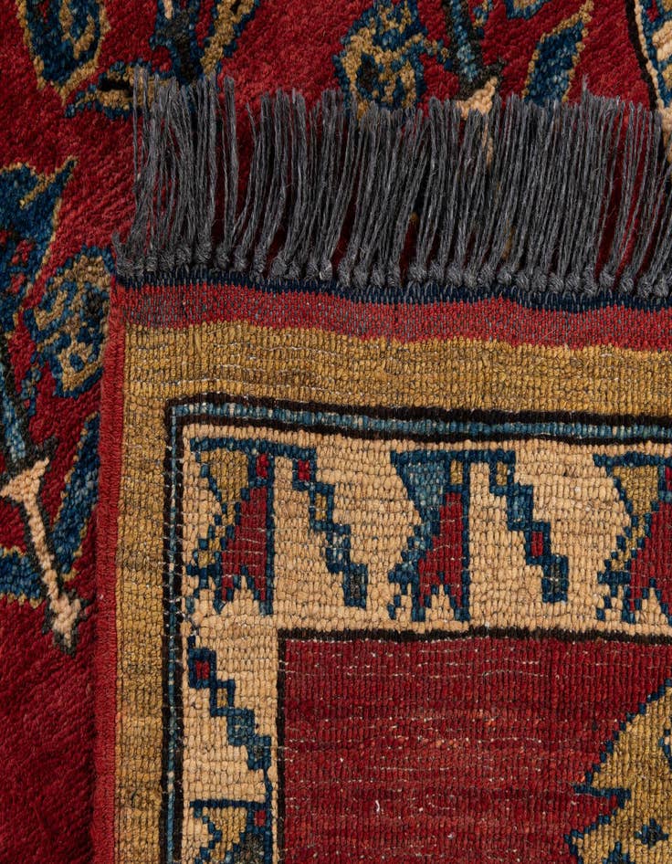 Detail image of  1' 11 x 3' 6  Hand Knotted Kazak Wool Rug