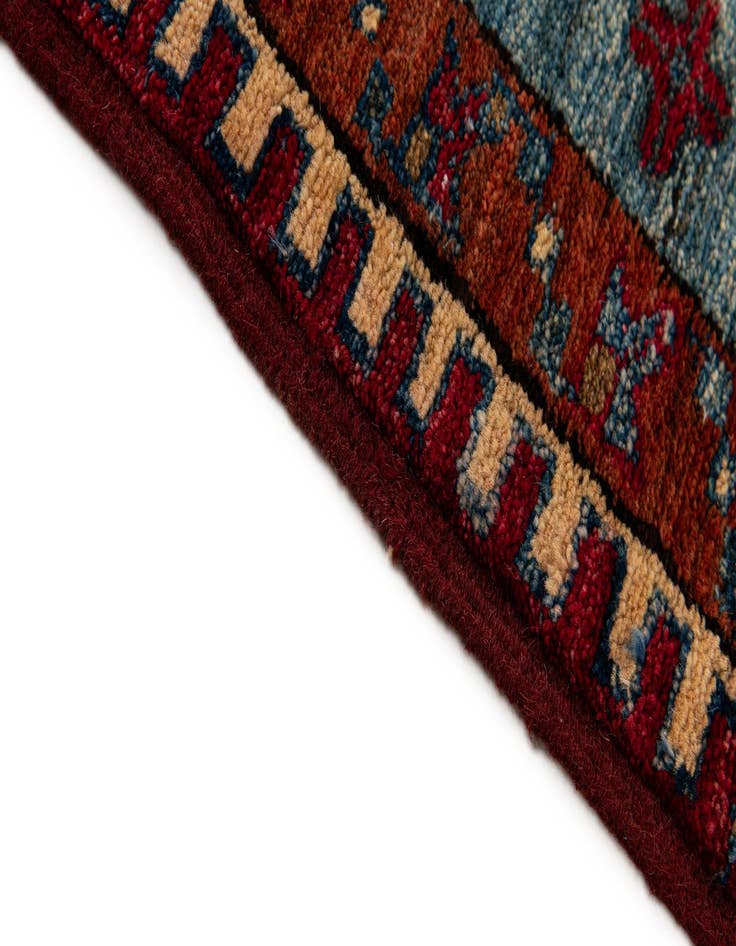 Detail image of  6' 8 x 10' 3  Hand Knotted Kazak Wool Rug