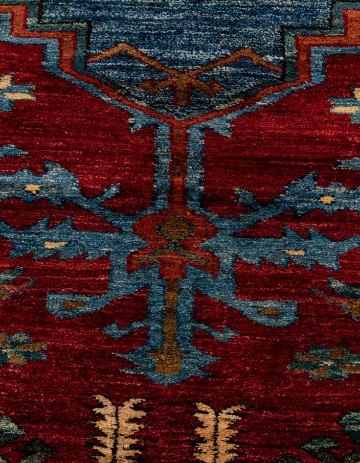 Detail image of  6' 8 x 10' 3  Hand Knotted Kazak Wool Rug