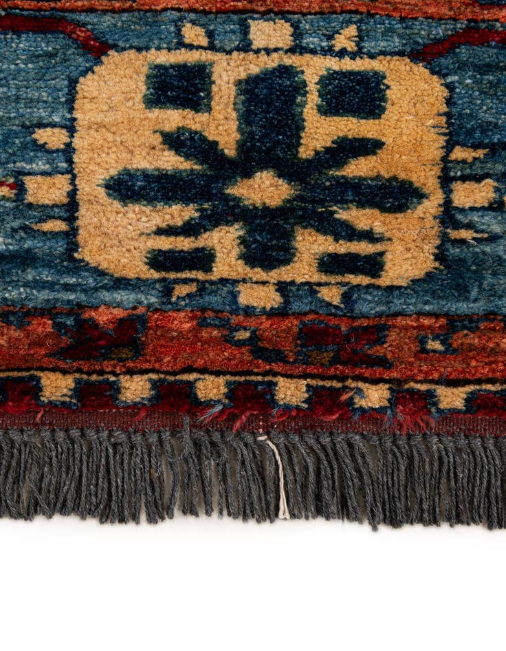 Detail image of  6' 8 x 10' 3  Hand Knotted Kazak Wool Rug