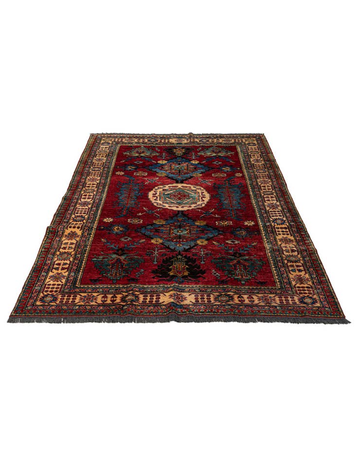 Detail image of  6' 9 x 9' 8  Hand Knotted Kazak Wool Rug