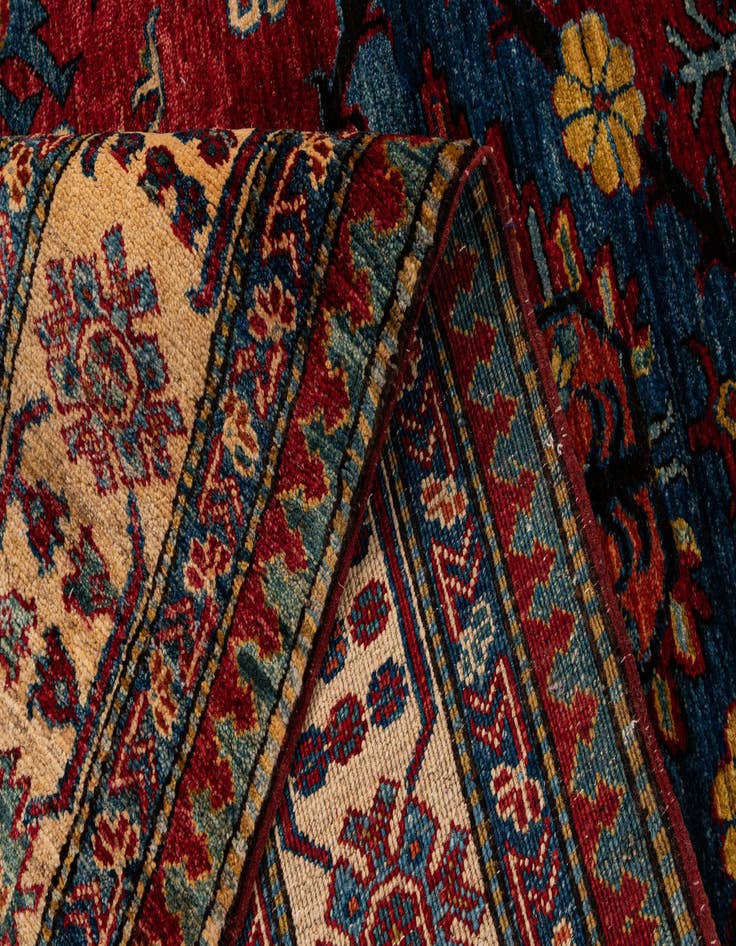 Detail image of  6' 9 x 9' 8  Hand Knotted Kazak Wool Rug