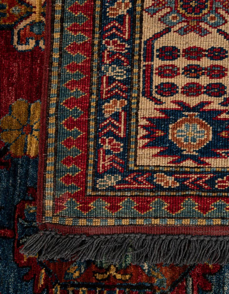 Detail image of  6' 9 x 9' 8  Hand Knotted Kazak Wool Rug