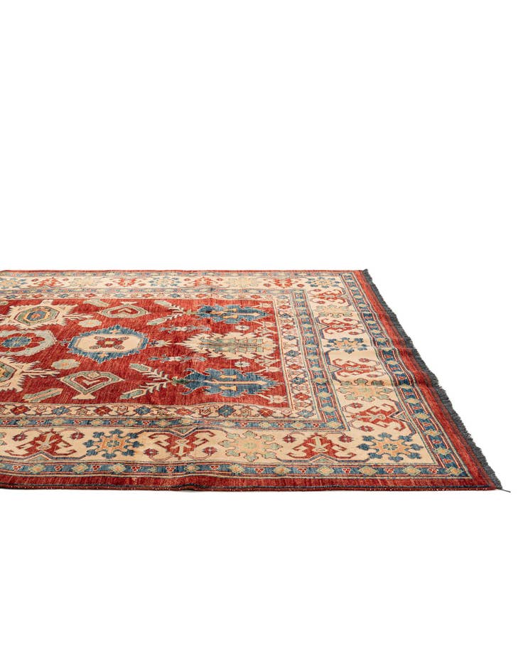 Detail image of  7' 5 x 9' 6  Hand Knotted Kazak Wool Rug