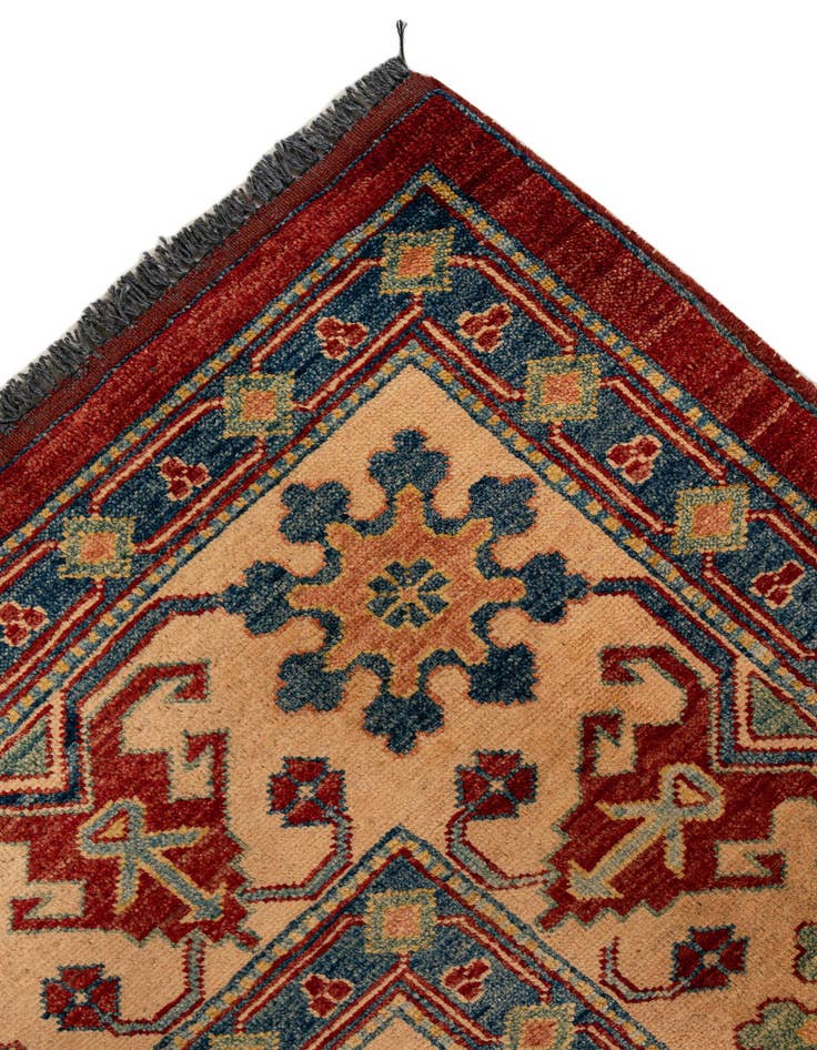 Detail image of  7' 5 x 9' 6  Hand Knotted Kazak Wool Rug