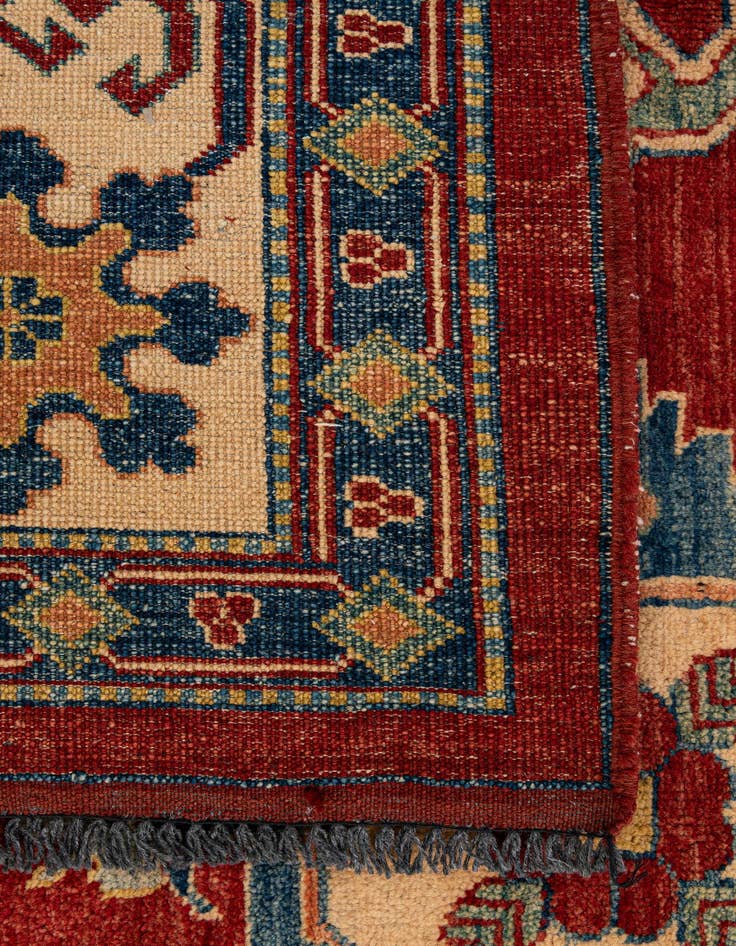 Detail image of  7' 5 x 9' 6  Hand Knotted Kazak Wool Rug